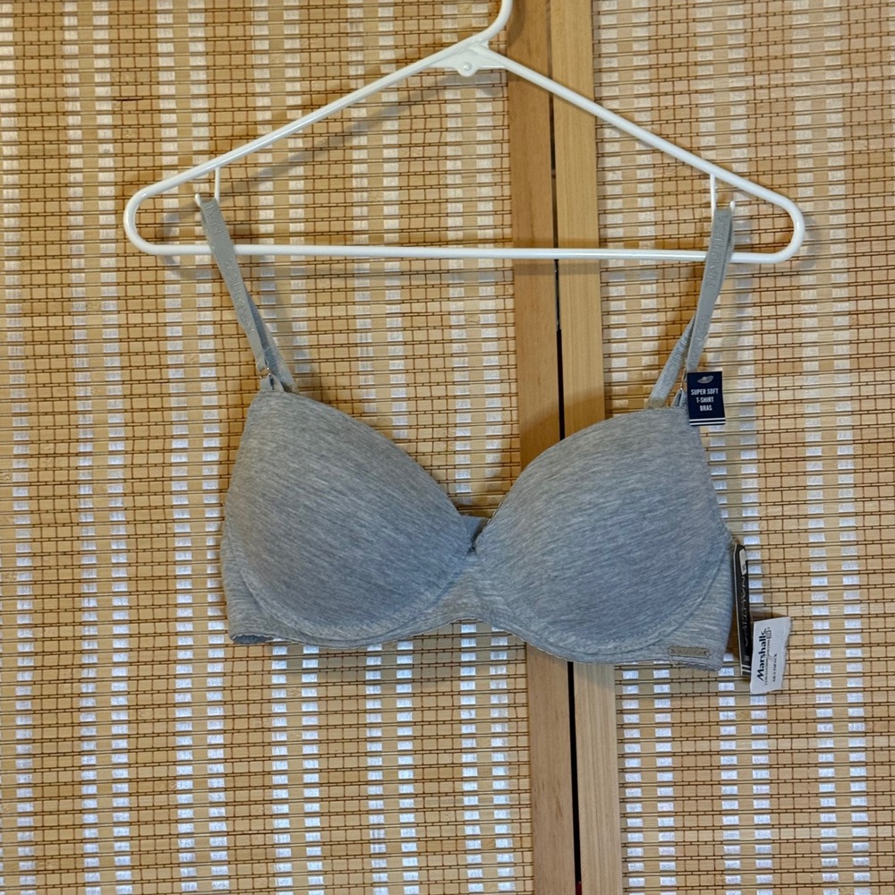 Nautica Intimates‎ Super Soft T-Shirt Bra Gray 36C Underwire NT2935 NWT Feminine
